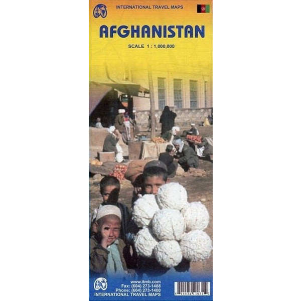 Afghanistan 1 : 1 000 000 - Straßenkarte
