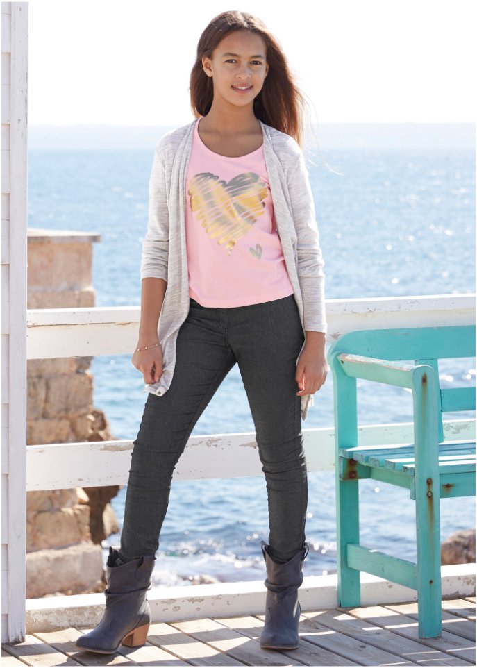 Mädchen T-Shirt (2er Pack) mit Bio-Baumwolle