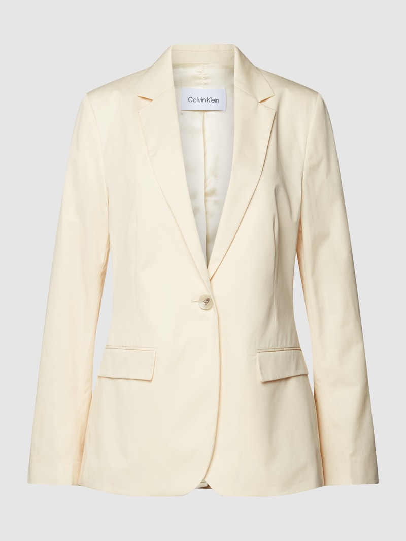 Blazer mit Pattentaschen in offwhite