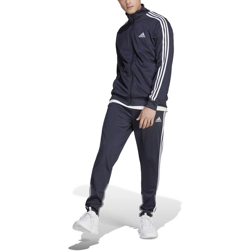 adidas BASIC 3-STREIFEN TRICOT Trainingsanzug Herren