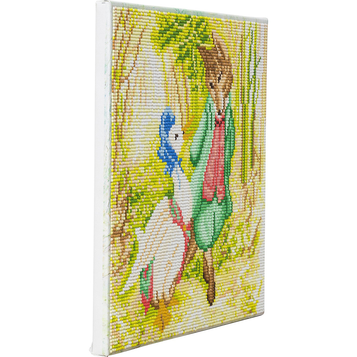 Jemima Puddle-Duck Crystal Art Leinwand Set 30x30cm