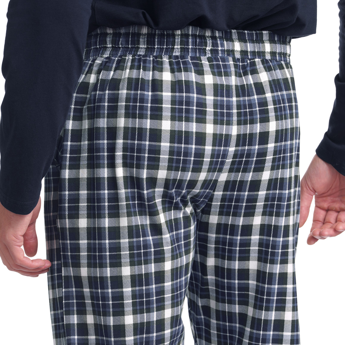 Herren Pyjamahose in Karo-Musterung