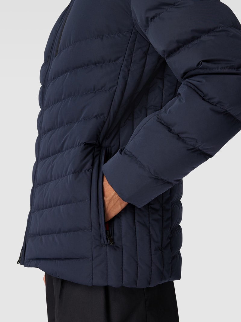 Funktionsjacke mit Zweiwege-Reißverschluss Modell 'CARMENERE' in marineblau