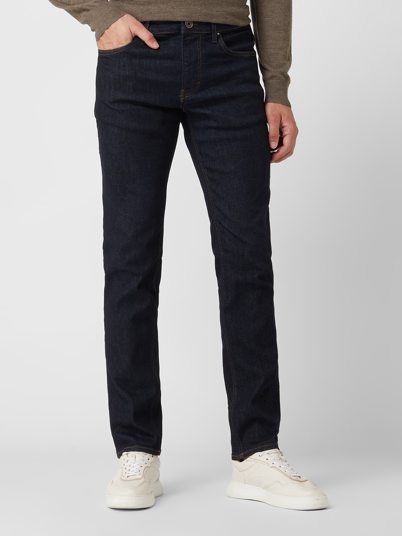 Modern Fit Jeans mit Stretch-Anteil Modell 'Mitch' in dunkelblau
