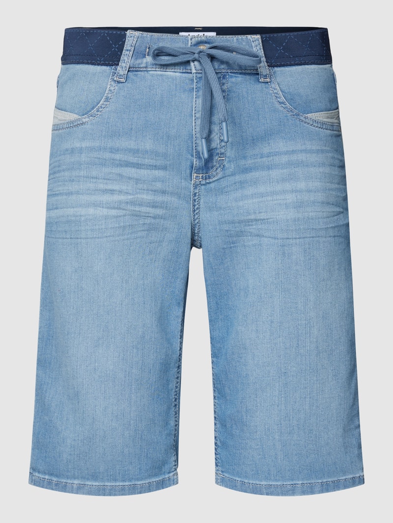 Bermudas in Denim-Optik in blau