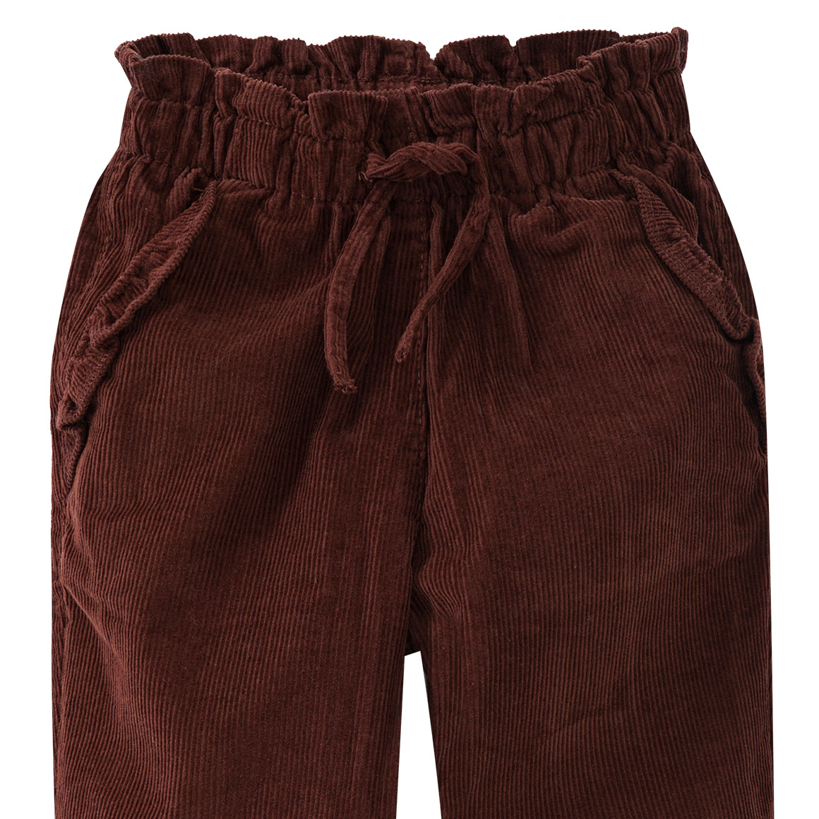 Mädchen Cordhose im Paperbag-Stil