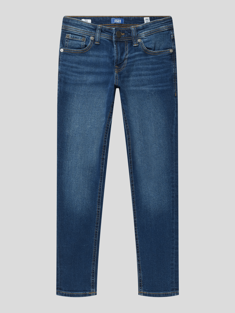 Slim Fit Jeans mit Stretch-Anteil Modell 'GLENN' in blau
