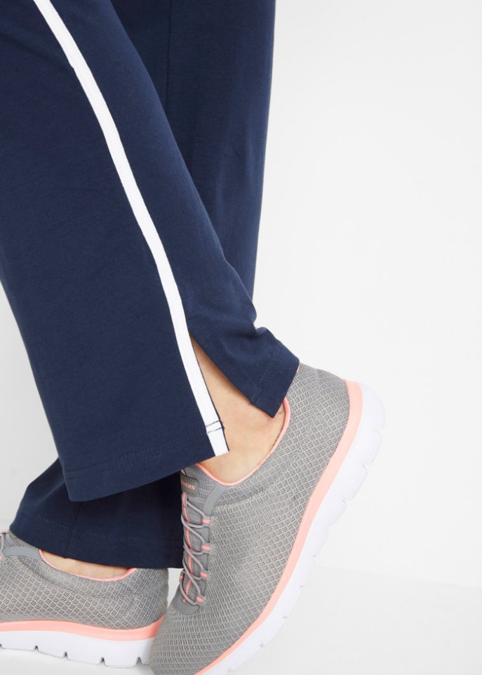 Shirthose aus Stretchmaterial, gerade geschnitten