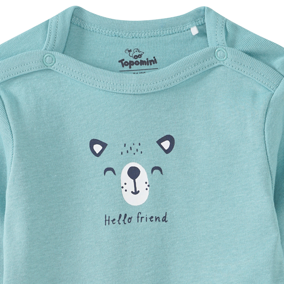 Baby Langarmbody mit kleinem Print