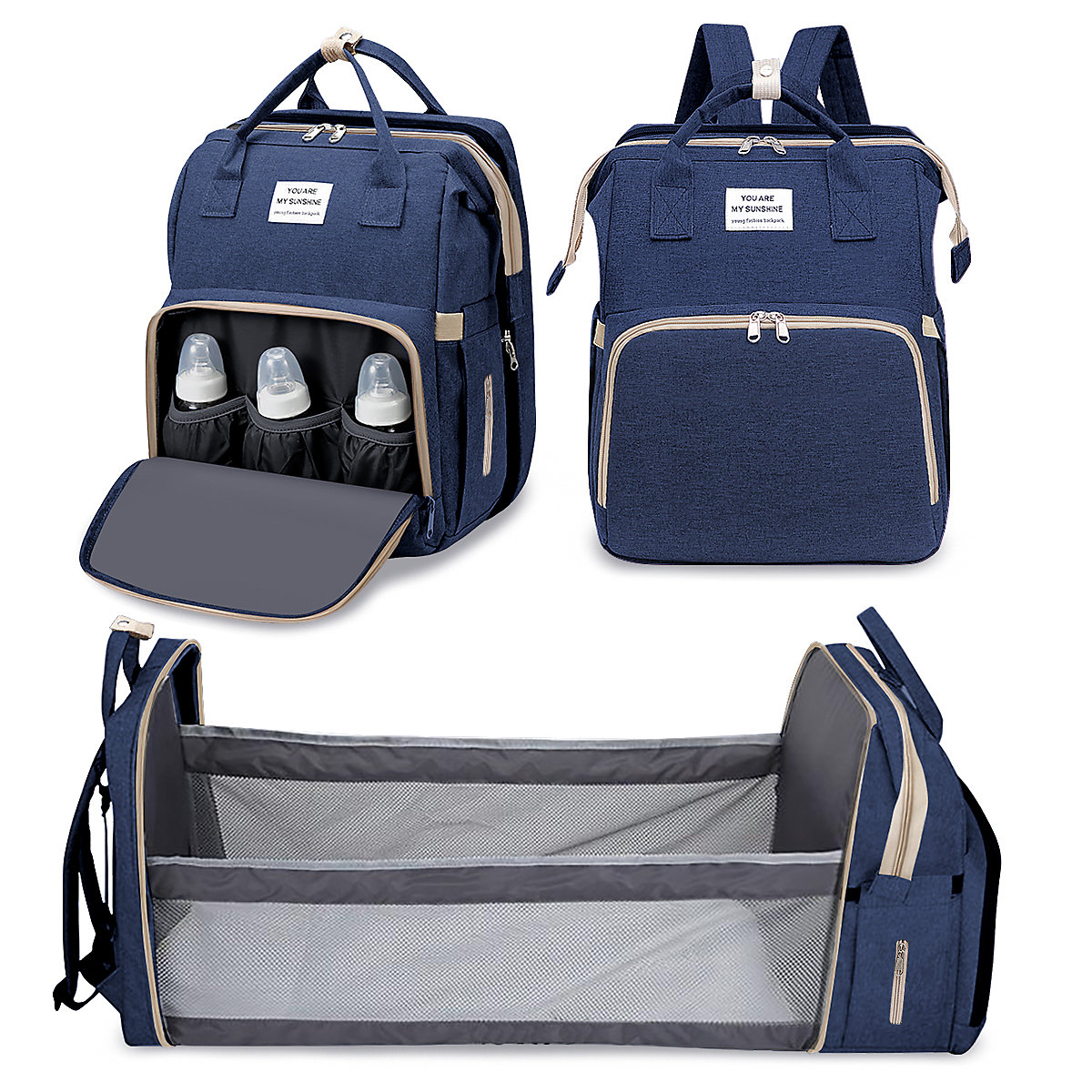 Wickeltasche Rucksack Multifunktionale Oxford Große Wickelrucksack Babytasche