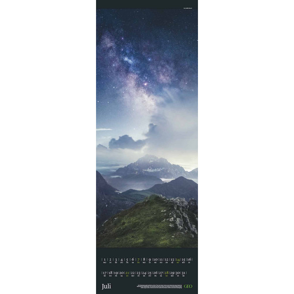 GEO VERTIKAL XXL: MAGIE DES AUGENBLICKS 2024 - WAND-KALENDER - Kalender