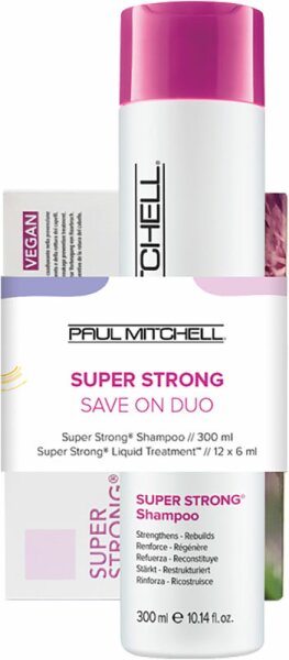 Paul Mitchell Super Strong Shampoo + Haarlotion Haarpflegeset