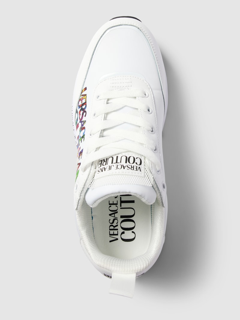 Sneaker mit Allover-Muster Modell 'DYNAMIC' in weiß