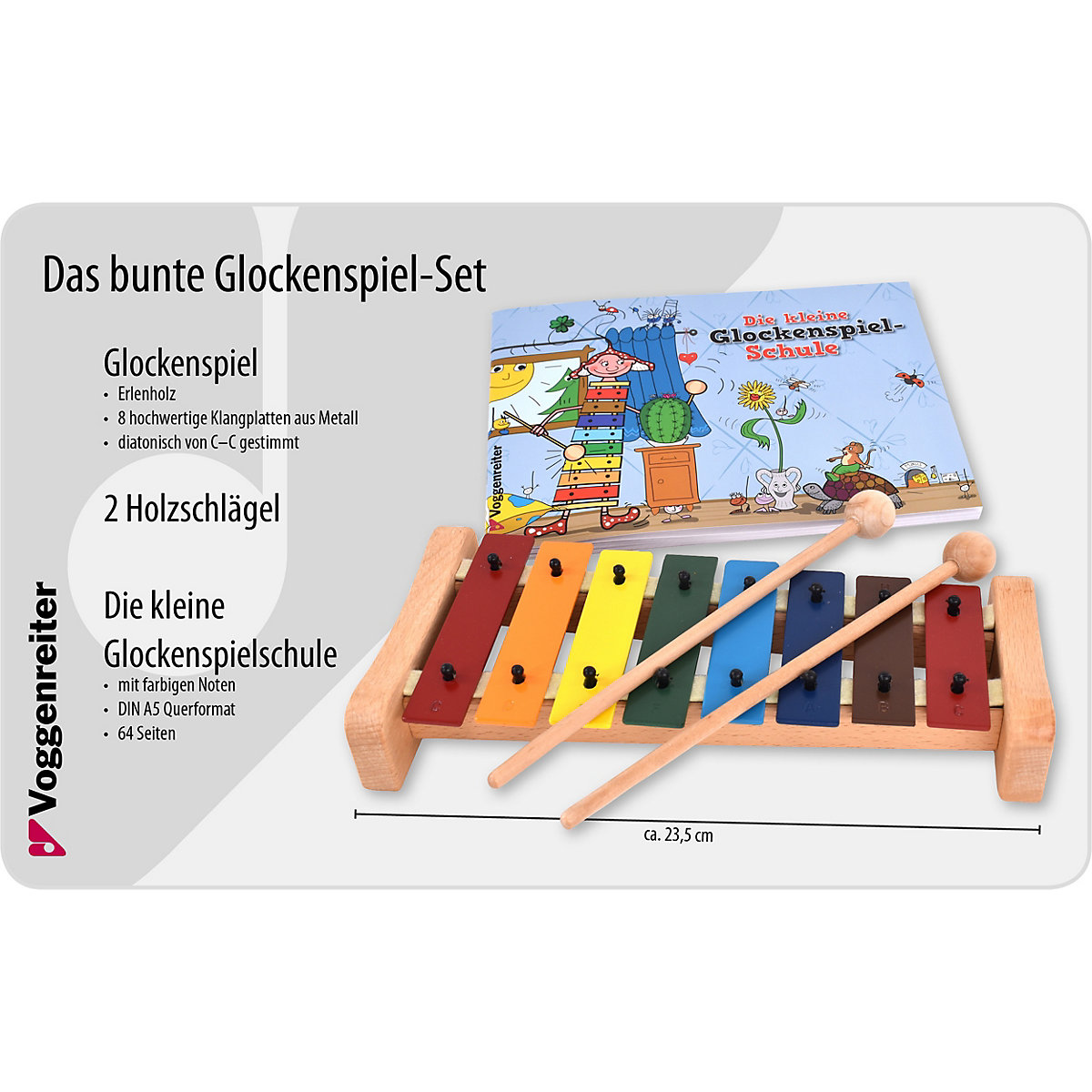Das bunte Glockenspiel-Set