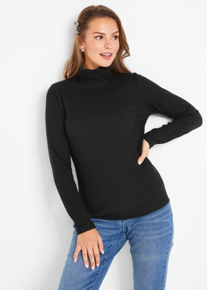 Thermoshirt mit Rollkragen