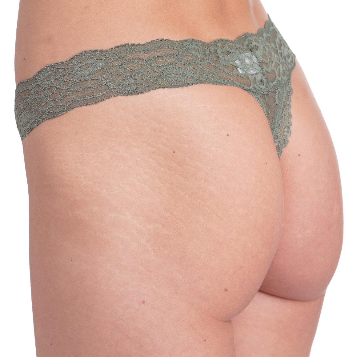 3 Damen Strings mit Spitze