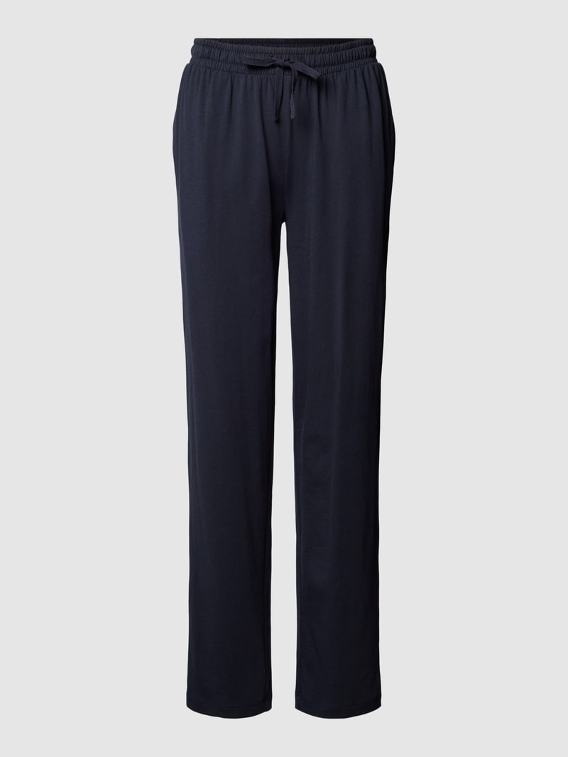 Sweatpants mit elastischem Bund in dunkelblau
