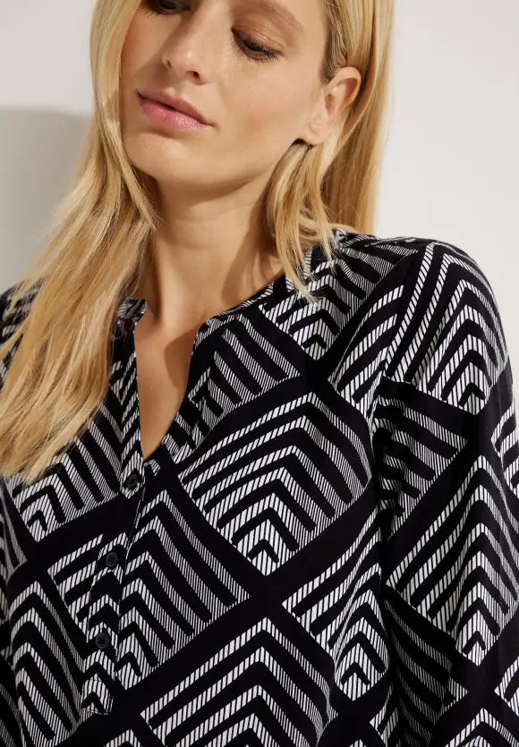 CECIL Bluse mit Ornamentprint