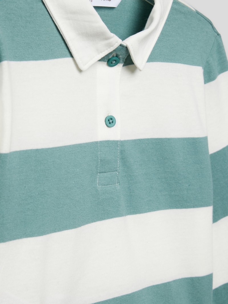 Longsleeve mit Streifenmuster Modell 'PILILONG' in mint