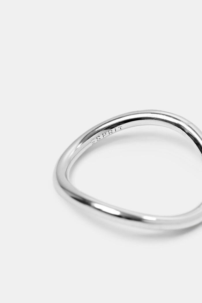 Geschwungener Ring aus Sterlingsilber