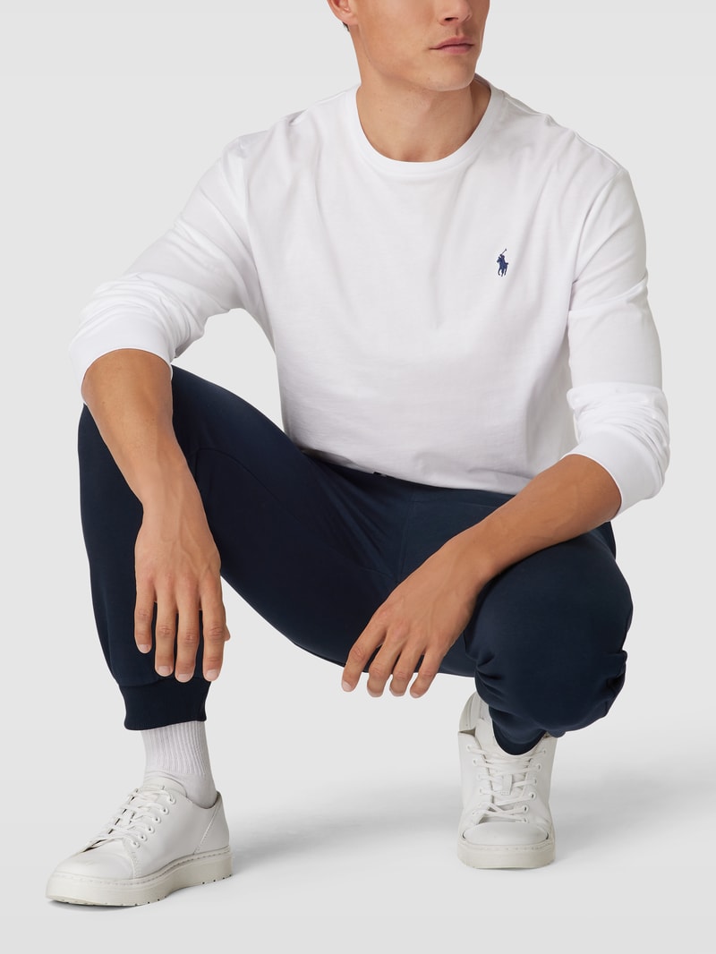 Sweatpants mit Eingrifftaschen in dunkelblau