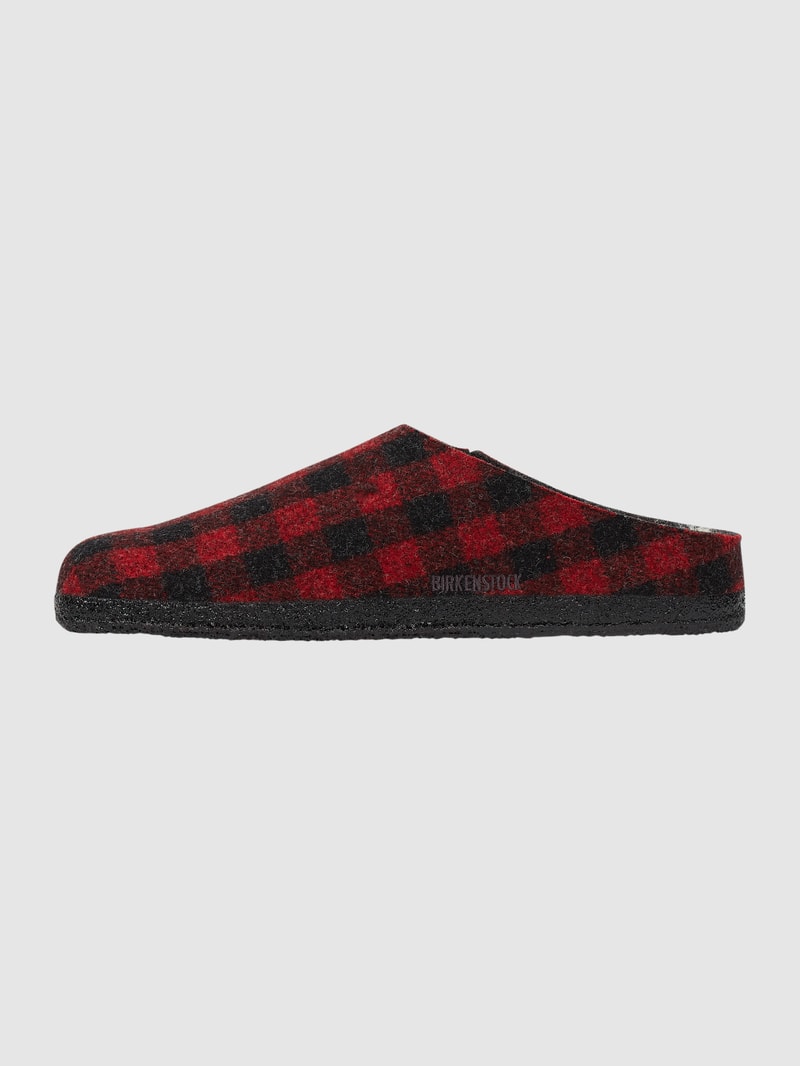 Pantolette aus Wollfilz Modell 'Zermatt' in hellrot