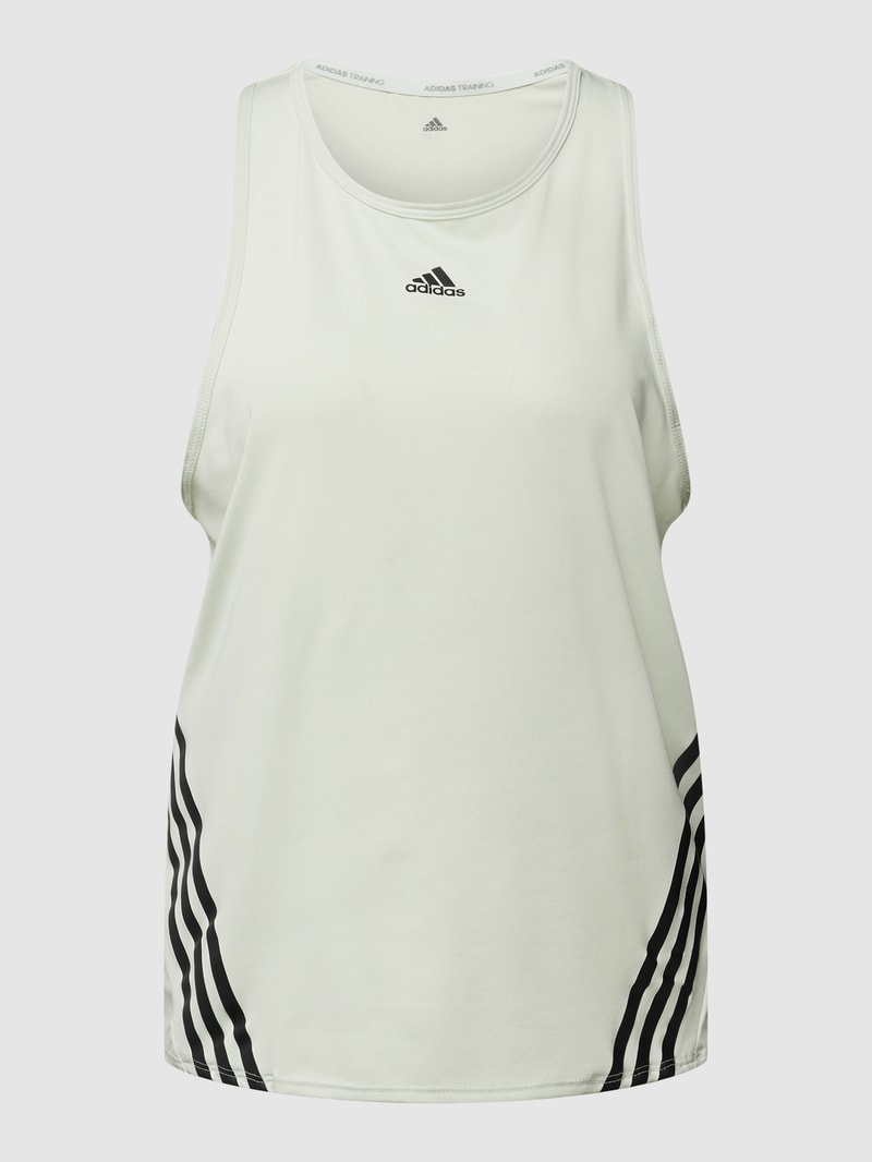 Top mit Label-Details in mint