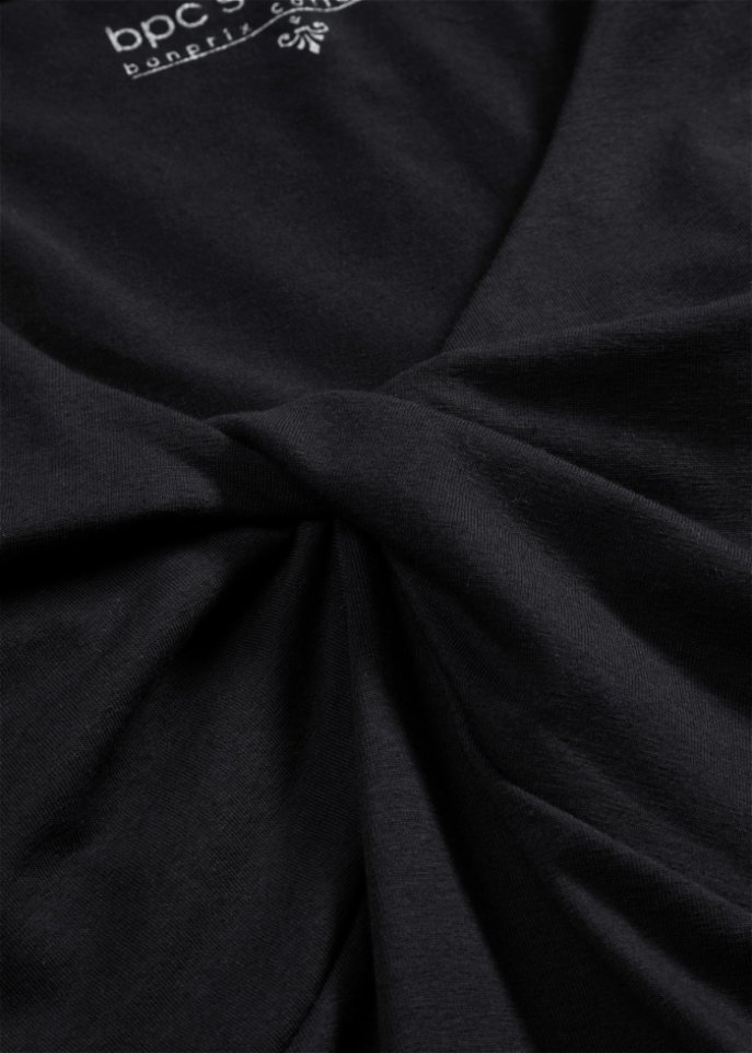Langarmshirt mit Knotendetail