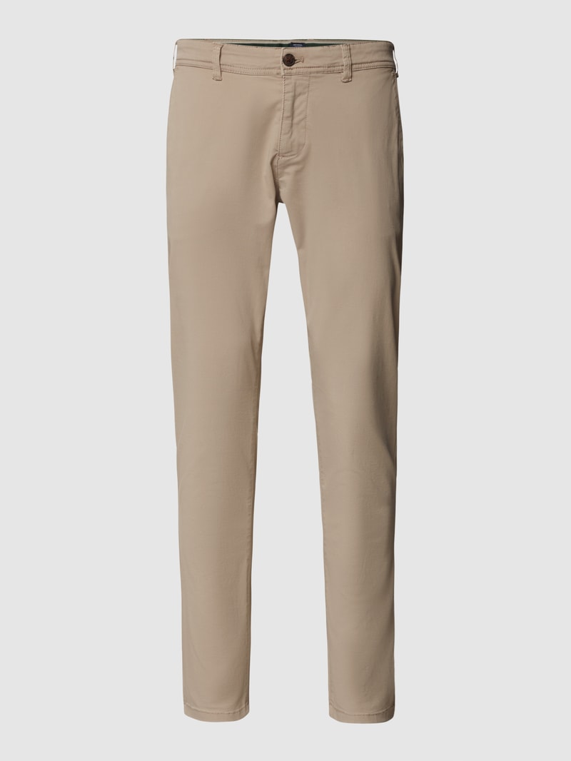 Super Slim Fit Chino mit Handytasche in beige