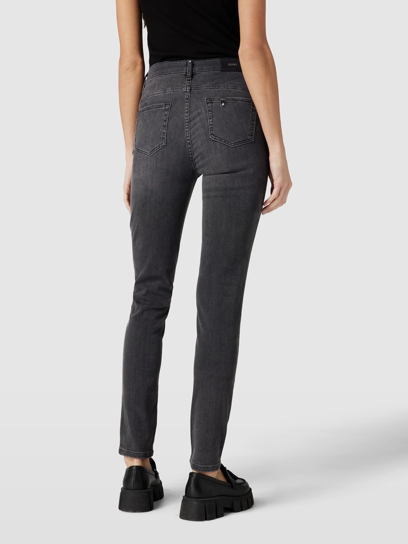 Jeans im 5-Pocket-Design Modell 'DIVINE' in schwarz