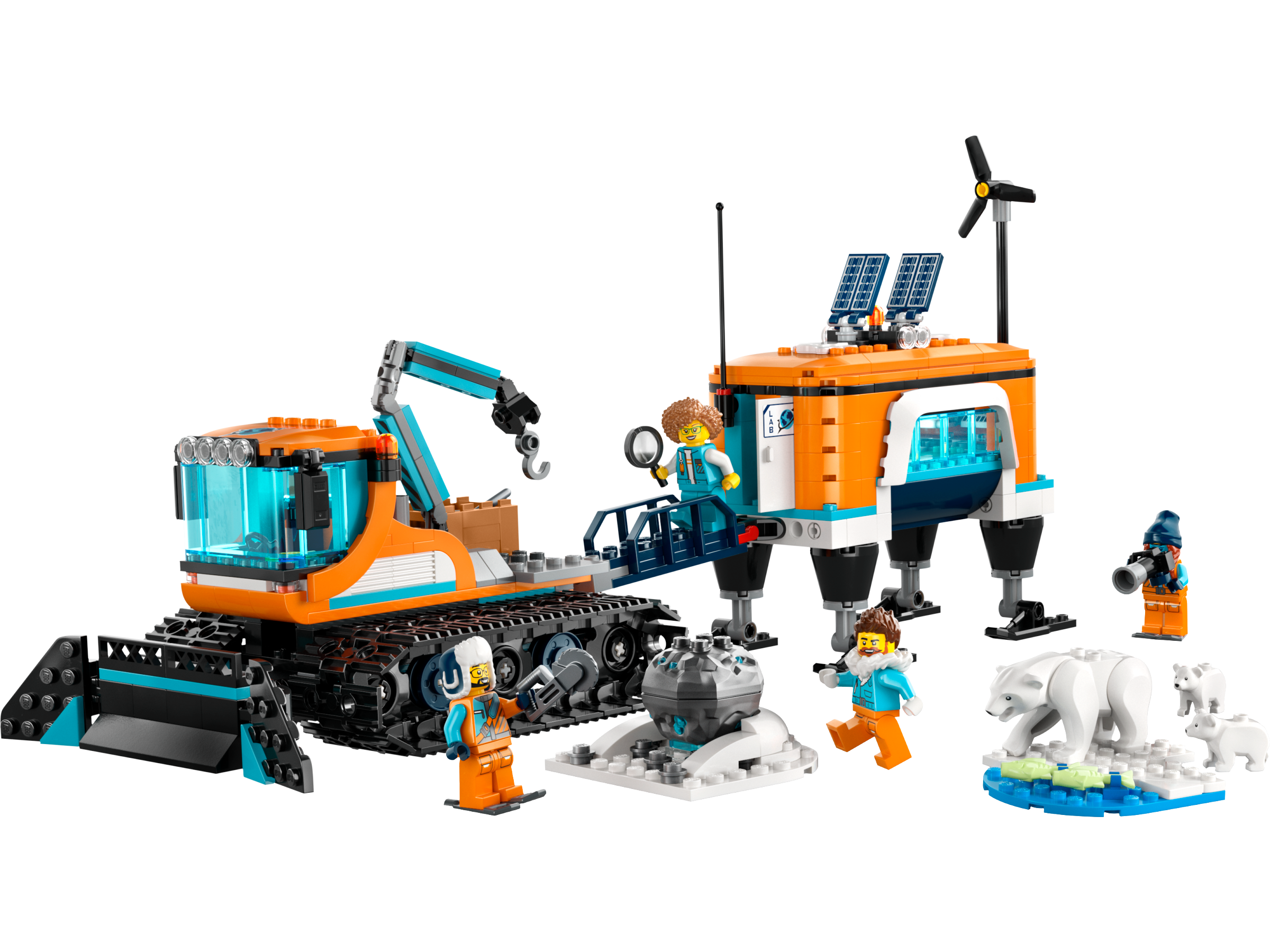 Arktis-Schneepflug mit mobilem Labor 60378