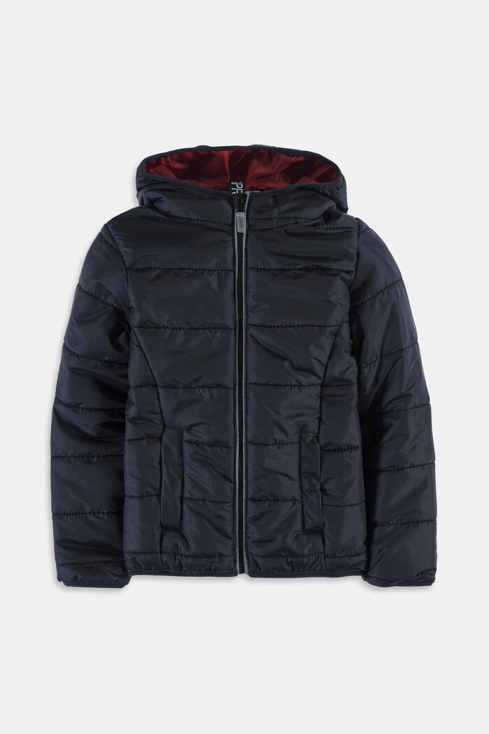 Wattierte Steppjacke mit Kapuze