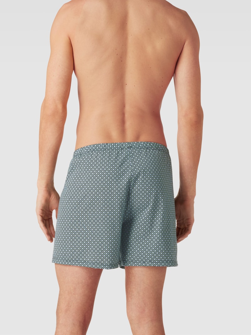 Boxershorts mit Karomuster in dunkelblau