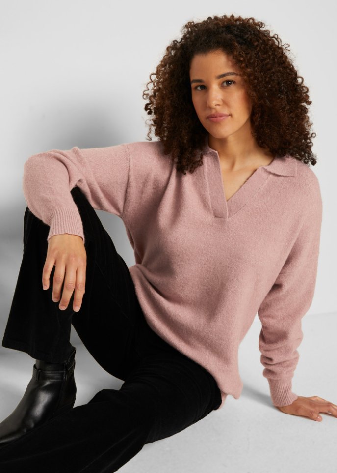 Pullover mit Kragen