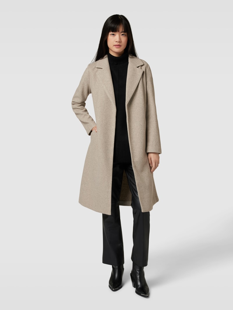 Mantel mit Bindegürtel Modell 'FORTUNEAYA' in beige