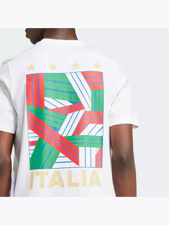 adidas Italien Fußball Fan Graphic T-Shirt