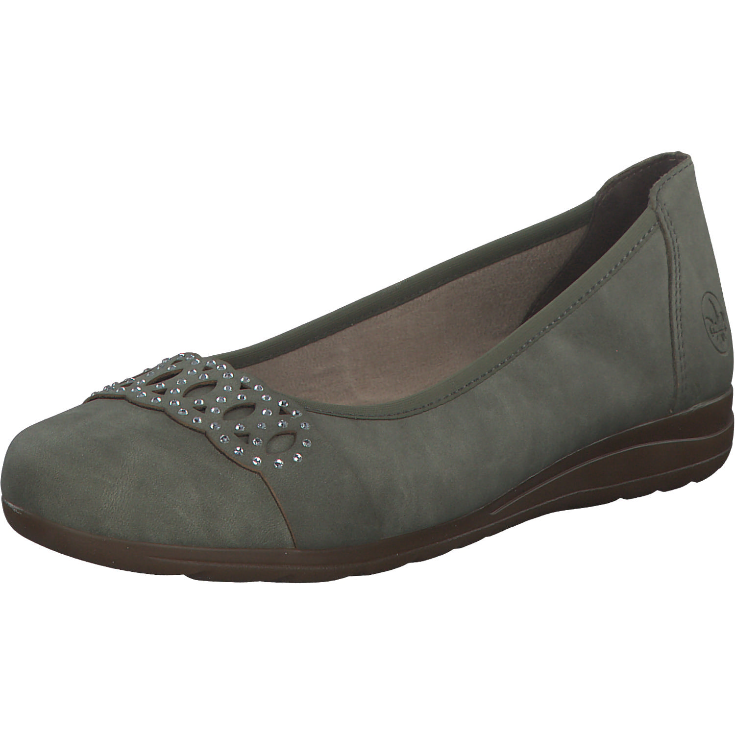 Rieker L9359, Ballerinas, Damen, schilf