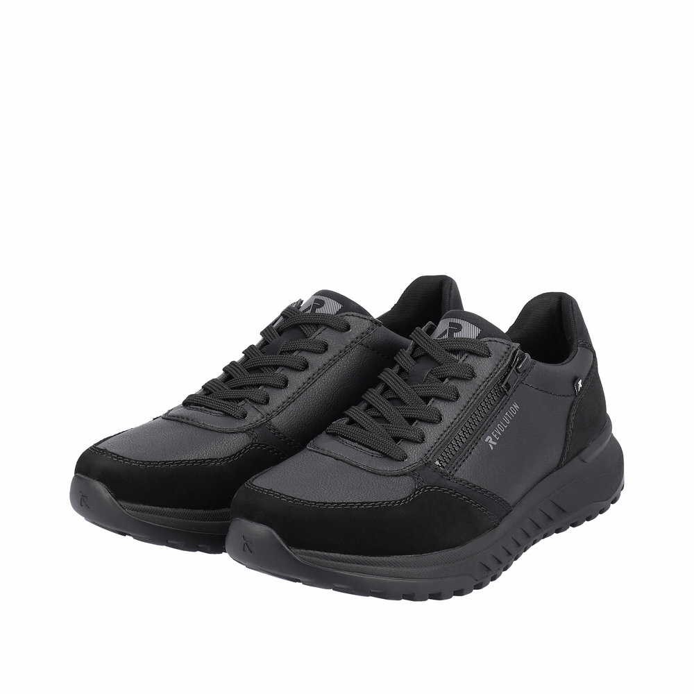 RIEKER Freizeit Schnürer schwarz U0101 00 Herren Sneaker Schwarz