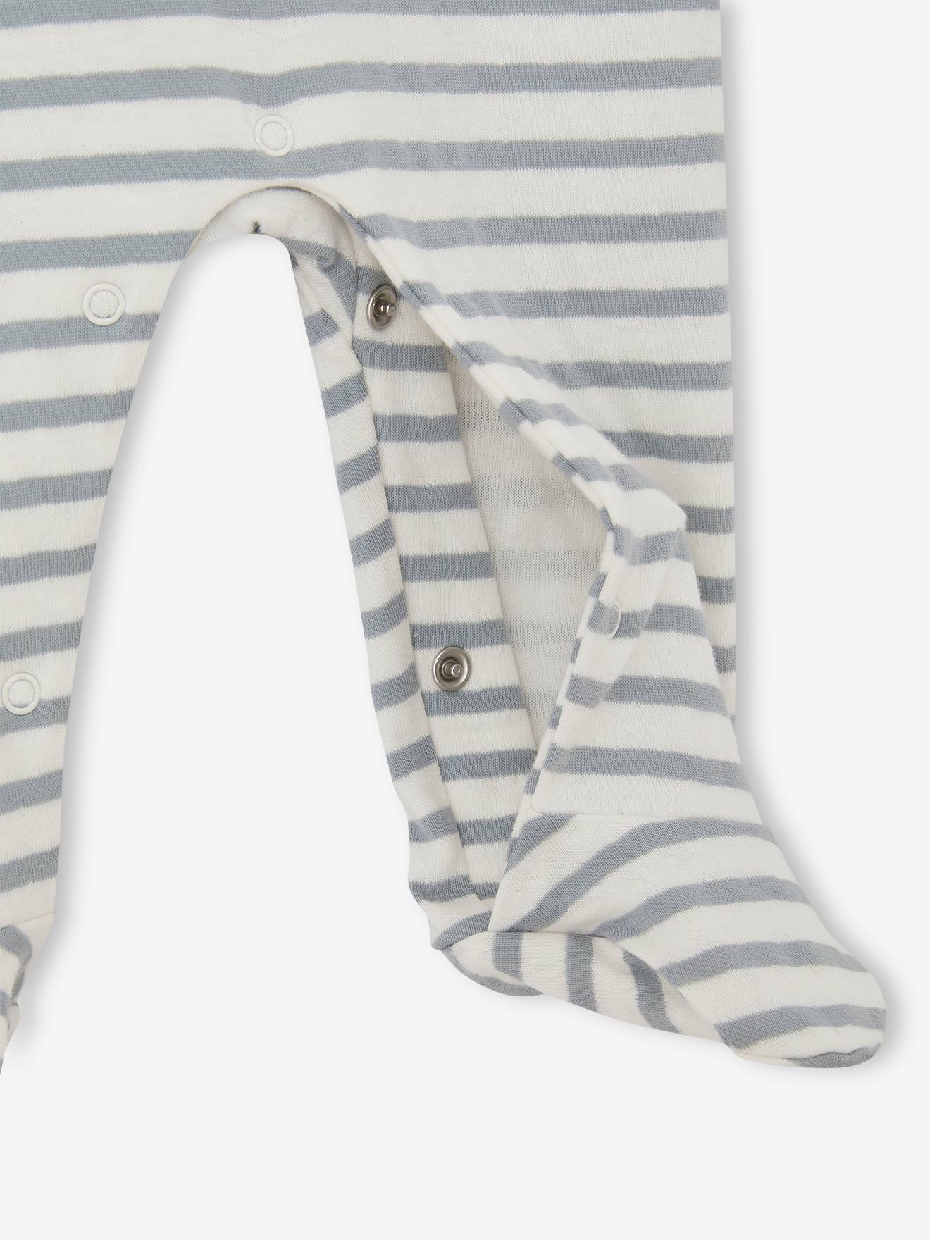 Vertbaudet 4-teiliges Baby Geschenk-Set, personalisierbar Oeko-Tex - himmelblau
