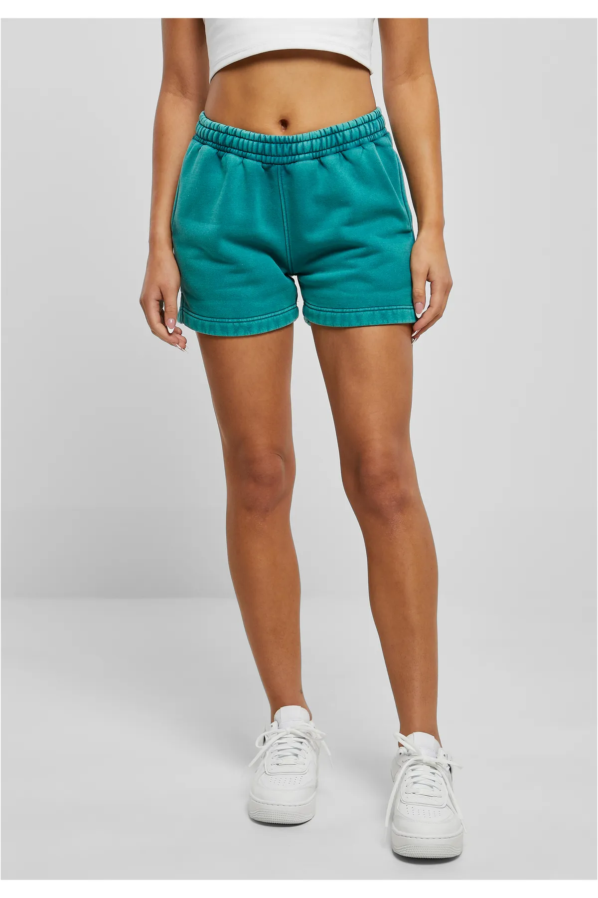 Urban Classics  Kurze Sporthose - Grün - Mittlerer Bund