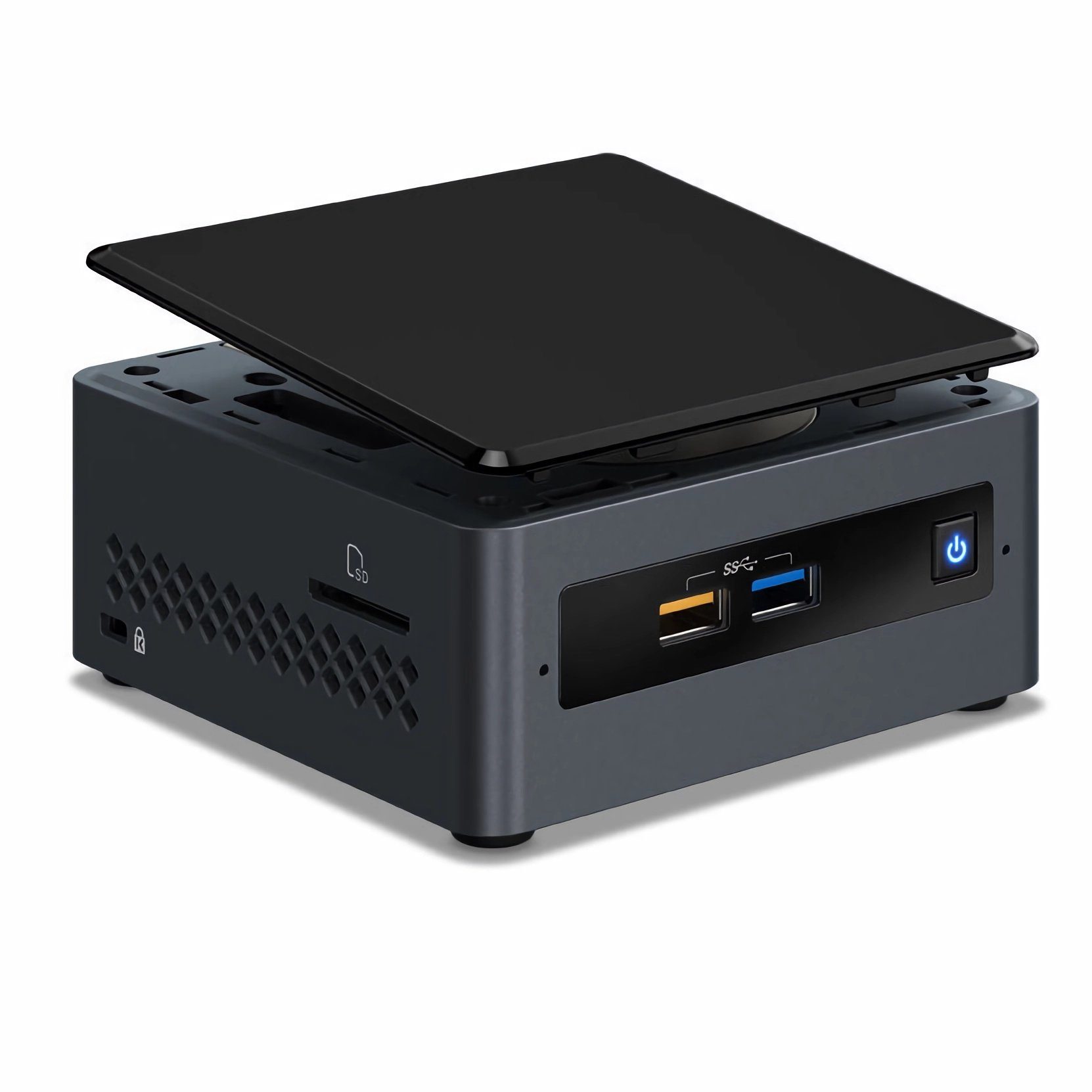 Intel® NUC 7, fertig eingerichteter Mini-PC (Intel Pentium J5040, Intel UHD Graphics 605, 250 GB SSD, Luftkühlung)