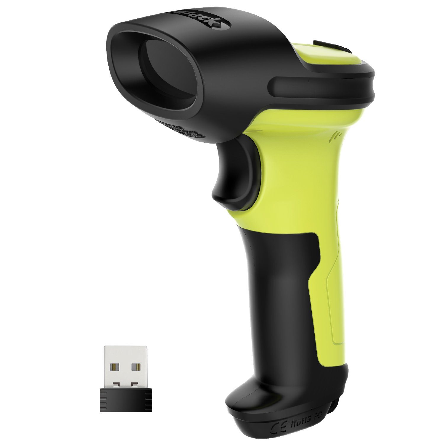 Inateck 1D Barcode Scanner Wireless 2.4 GHz, 35 m Reichweite Handscanner