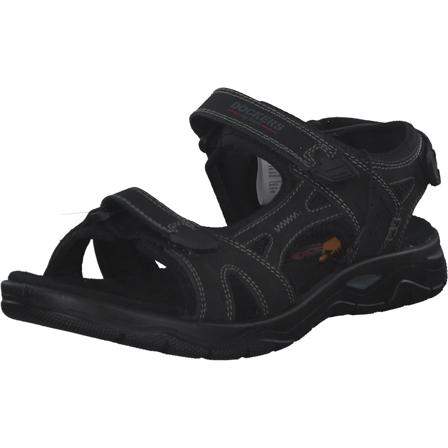 Dockers 52HU002, Sandalen, Herren, SCHWARZ