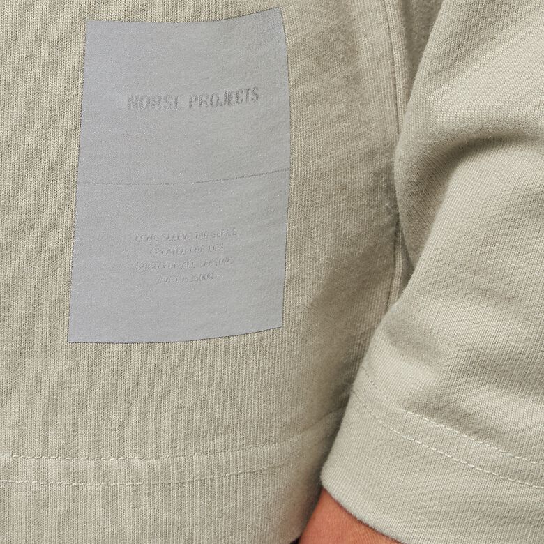 Norse Projects Holger Relaxed Organic Heavy Tab Series LS T-Shirt sand