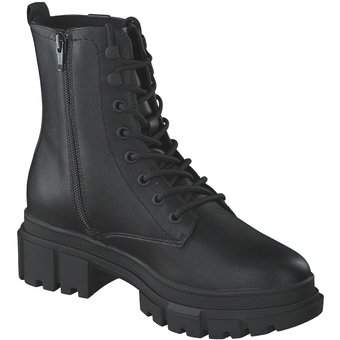 s.Oliver Schnür Boots in schwarz