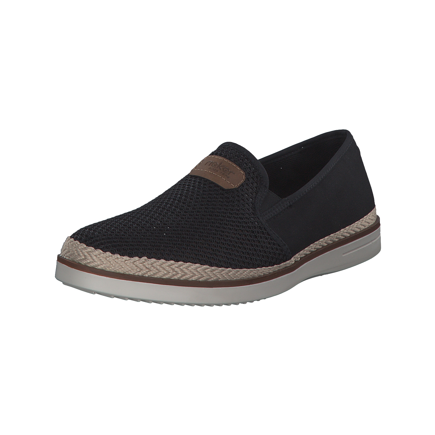 Rieker B2366, Sportliche Slipper, Herren, Schwarz