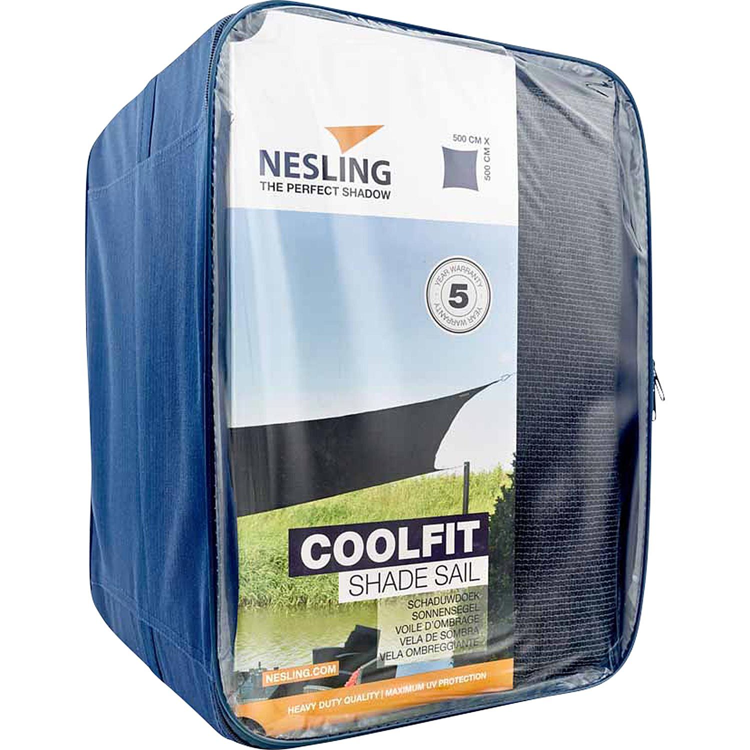 Nesling Coolfit quadratisch olivgrün 500cm Schattentuch