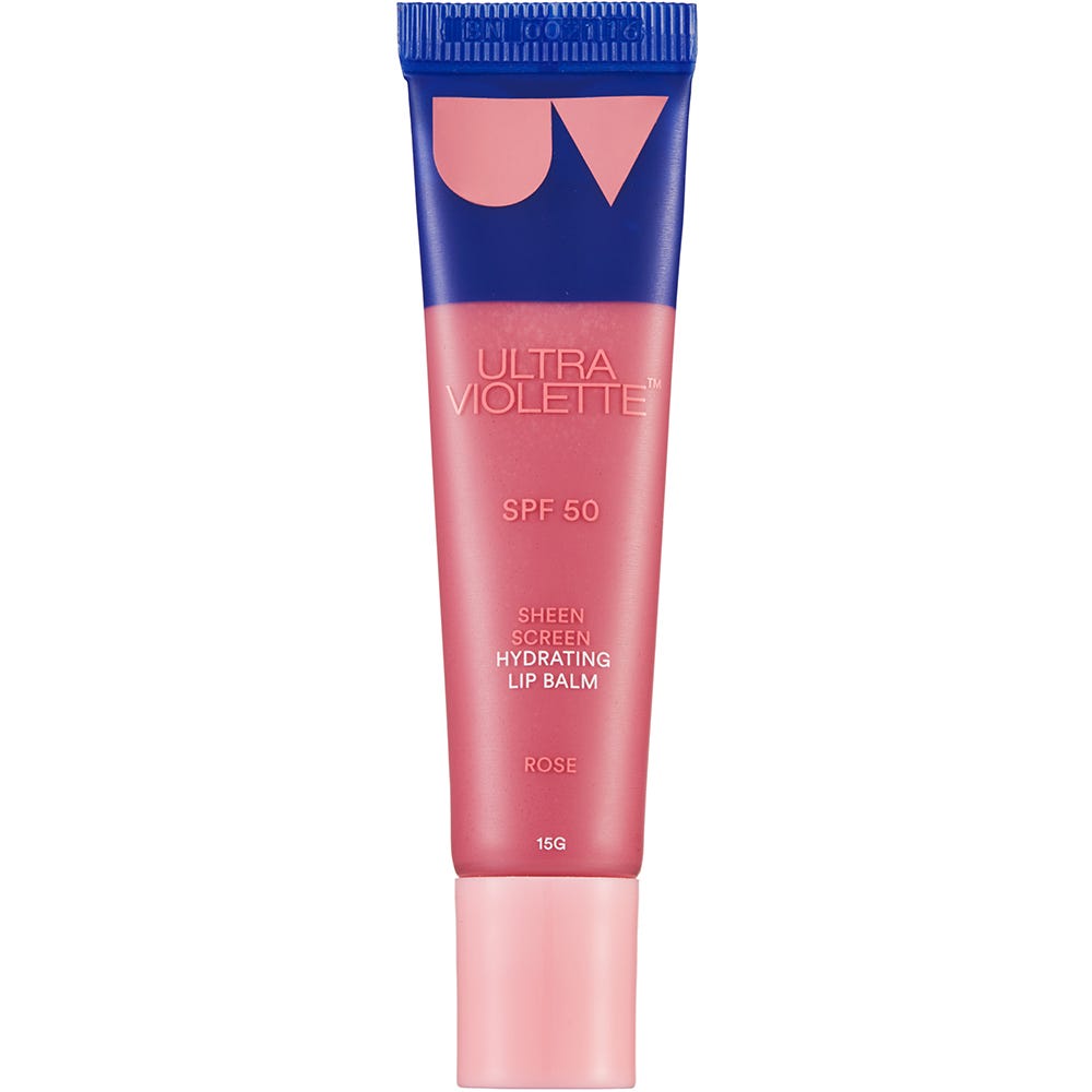 Ultra Violette UV Sheen Screen Hydrating Lip Balm Rose SPF50 15 g
