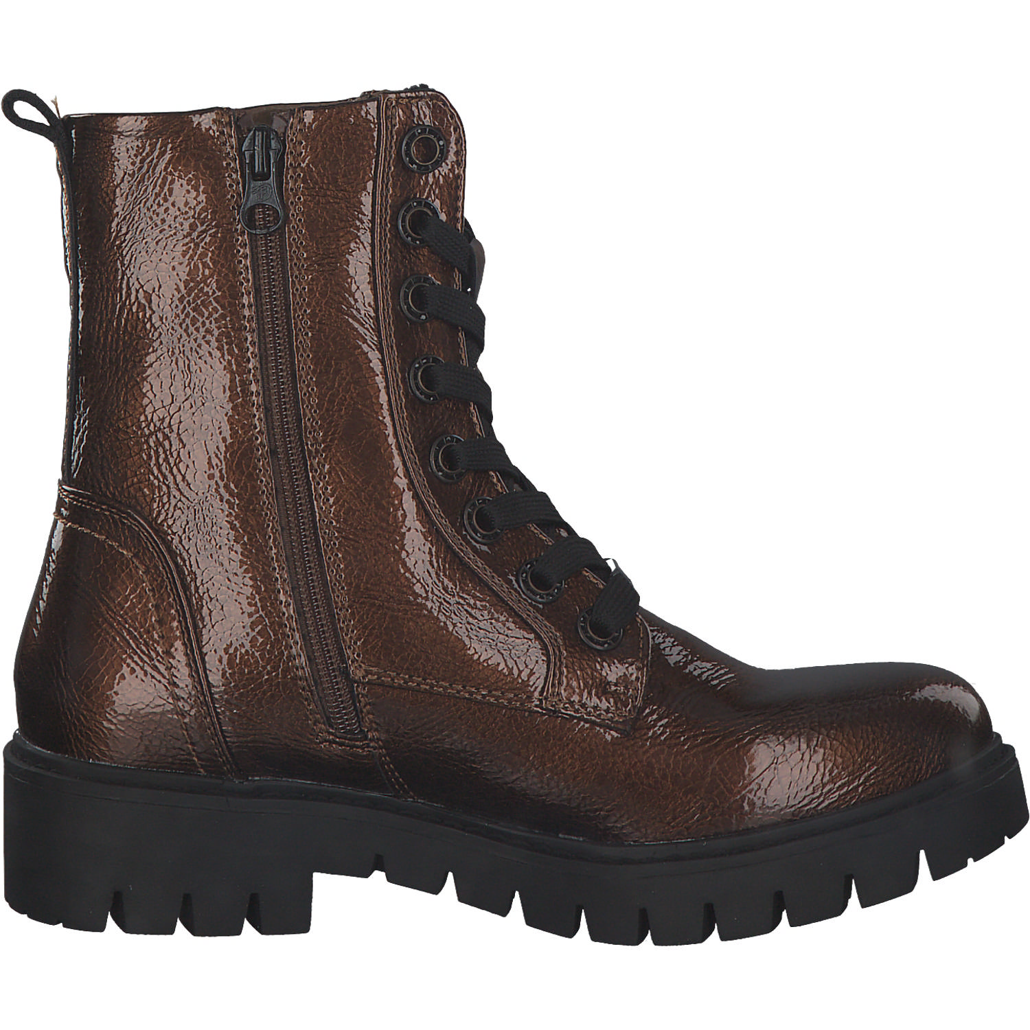 Tom Tailor 2195004, Schnürstiefeletten, Damen, Braun/Bronze