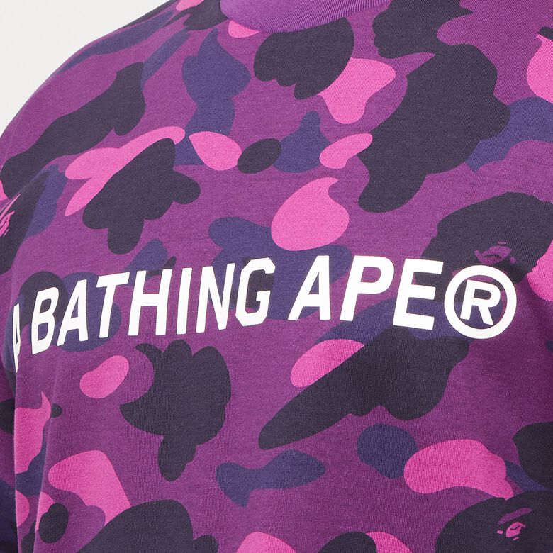 A Bathing Ape Color Camo A Bathing Ape Relaxed Fit Tee purple